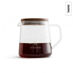 Cafede Kona Coffee Server with Walnut Wood Lid